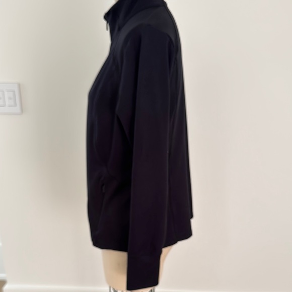 All in Motion Black Full-Zip Jacket Lightweight Casual - Picture 6 of 10